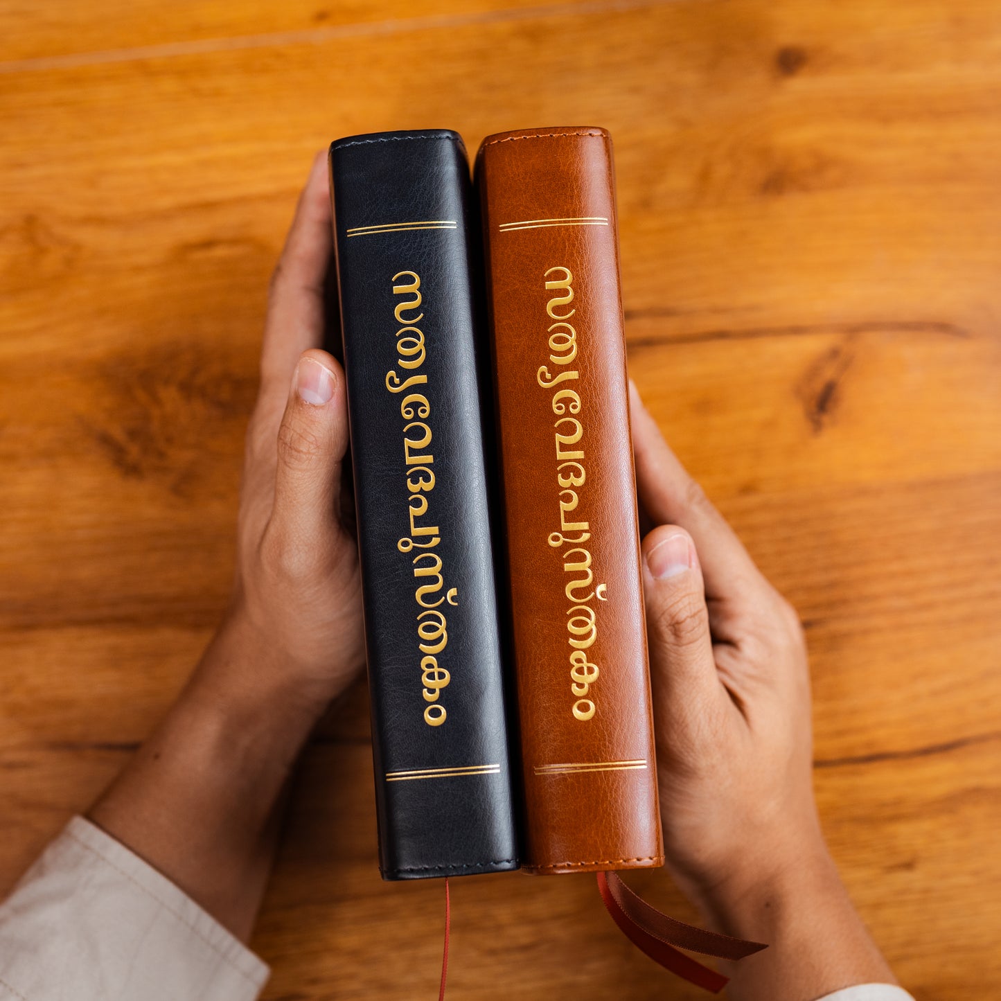 Large Font Malayalam Bible - Black